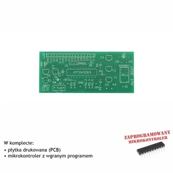 Trawiarka do płytek PCB z termostatem - PCB i mikroprocesor do projektu AVT 3027