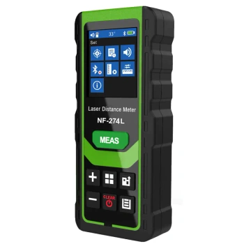 Dalmierz laserowy Noyafa NF-274L 100 m – zielony laser, pomiar kąta, Bluetooth