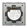 Włącznik dotykowy szklany żaluzjowy / roletowy (up/down) 600W - sterowanie WiFi + Bluetooth - czarny - Tawoia Smart Home