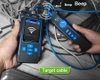 Tester okablowania i miernik mocy optycznej LCD, RJ-45, RJ-11, BNC z szukaczem par, pióro świetlne VFL Noyafa NF-8508