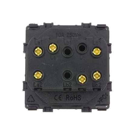 Moduł - Włącznik światła krzyżowy - złoty - Tawoia Glass