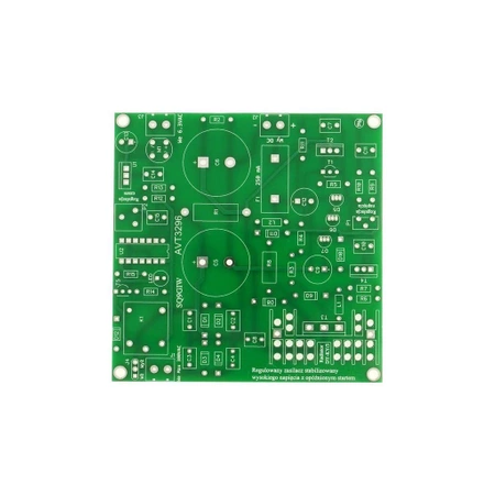 Anodowy zasilacz stabilizowany do układów lampowych - PCB do projektu AVT 3296