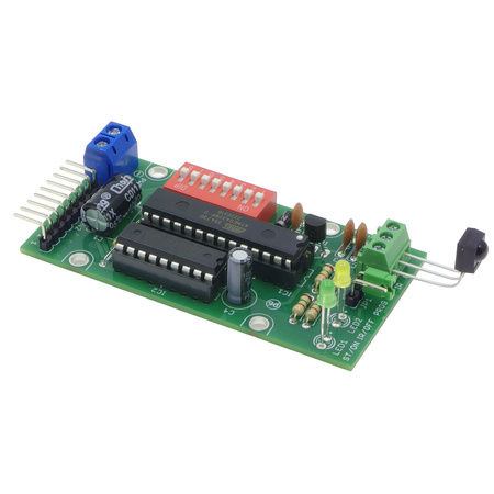 8-kanałowy przełącznik na podczerwień (max 8 x 200mA/12V) - KIT AVT 390