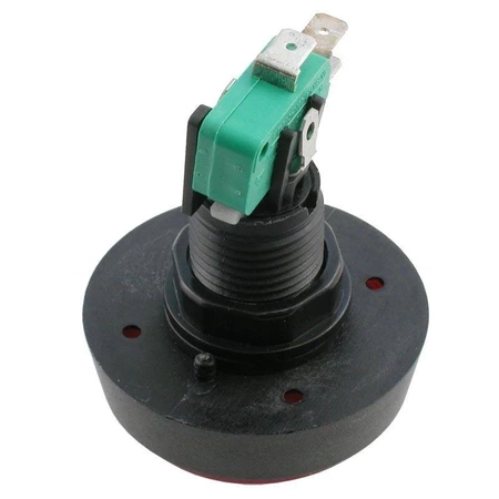 Przycisk do gier HG1-4S ON-(ON) podświetlany 12V, czerwony