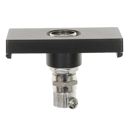 Moduł 1/2 - gniazdo antenowe TV - czarny - kompatybilny z ramkami Tawoia Glass