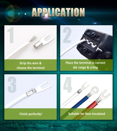 Zaciskarka konektorów nieizolowanych 1.5-6mm2, Proskit CP-751B