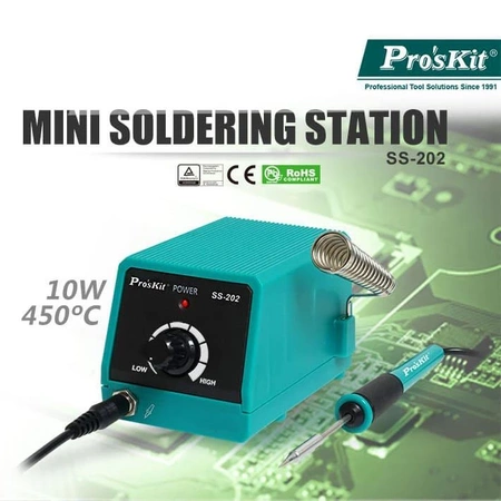 Stacja lutownicza miniaturowa 115x64x70mm, Proskit SS-202F