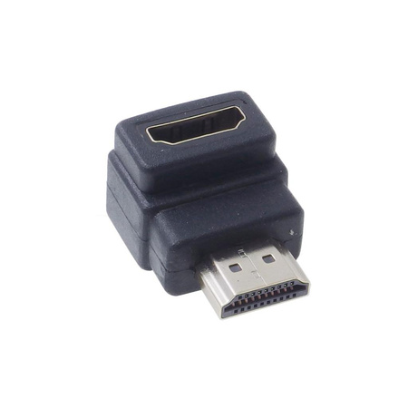 Adapter wtyk HDMI / gniazdo HDMI kątowy mini