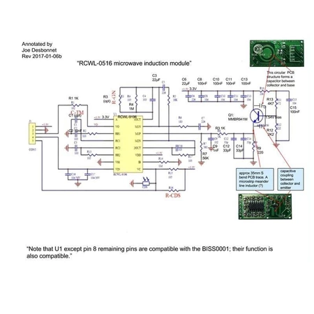 Mikrofalowy sensor ruchu, 4-28V, RCWL-0516 - czujnik Arduino