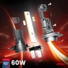 Żarówka samochodowa LED 2szt H7 H18 6000K Canbus 60W AMIO-04115 seria HYBRID AMIO-04115