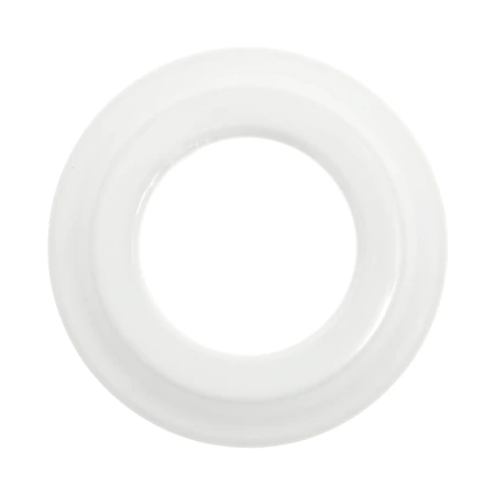 Gniazdo USB A+C 4A okrągłe z ramką, białe, montaż podtynkowy, Ceramic Loft