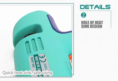 Pistolet do kleju na gorąco Proskit GK-389B, sztyfty 11mm, 100W