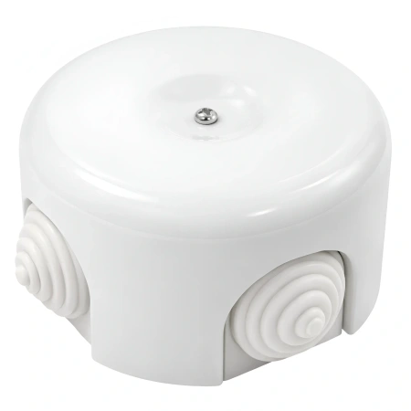 Puszka ceramiczna biała 90x90x45mm Ceramic Classic Loft