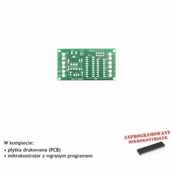Sterownik unipolarnego silnika krokowego 7-24 V - PCB i mikroprocesor do projektu AVT 1985
