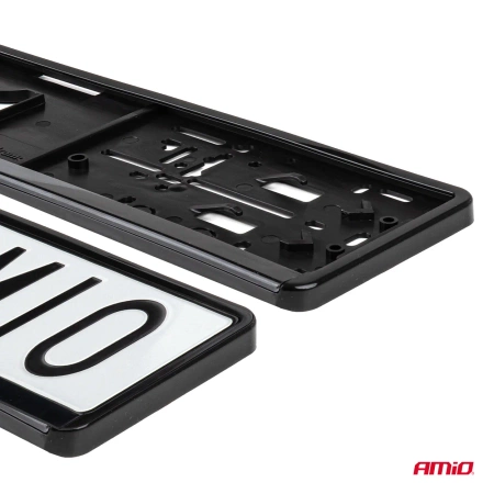 Ramka tablicy rejestracyjnej 520x110mm EU AMIO 04780