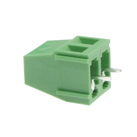Złącze śrubowe do druku, 2 pola, raster 5mm, wysokość 14,1mm, 300V / 10A, 2,5mm², PA66, Degson DG128
