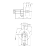 Potencjometr wieloobrotowy K050HPL - 50kom liniowy 10-obrotowy 2W