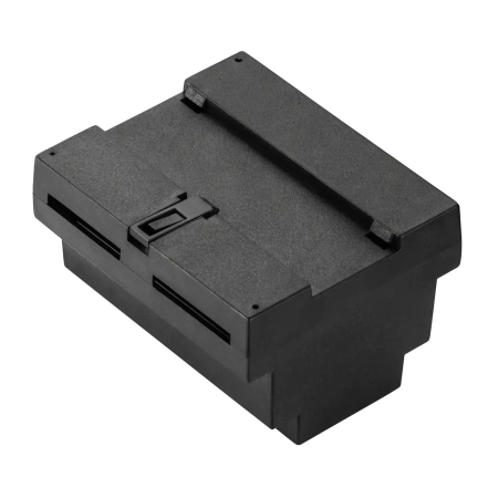 Obudowa modułowa na szynę DIN Z101, 89 × 107 × 65,6 mm, ABS V0, czarna, Kradex