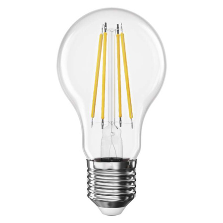 Żarówka LED E27 bańka A60, 3,8 W, odpowiednik 60 W, ciepła biel, 806 lm, filament, EMOS ZAR-E-ZF5147