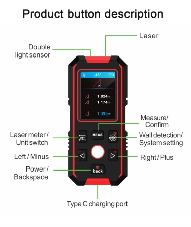 Wykrywacz ukrytych przewodów, metali i drewna w ścianach, Noyafa NF-518S