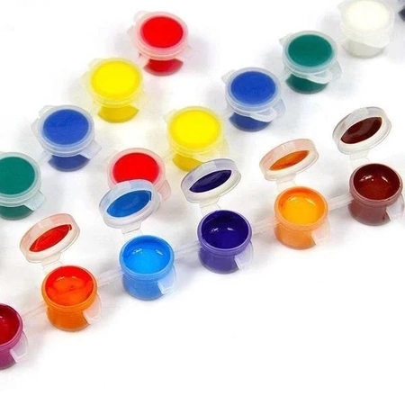 Pojemnik plastikowy 5ml - połączone zamykane pojemniki 6szt