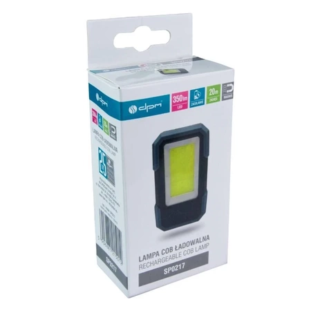 Lampa warsztatowa LED COB 350lm, 1000mAh, SP0217