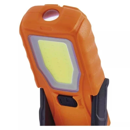 Latarka LED COB 5W + 1x LED 4x AA