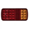 Lampa tylna zespolona LED 220 × 100 mm, 3 funkcje i odblask, uniwersalna L=P - L2505