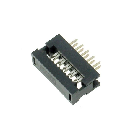 Przejście IDC taśma-PCB 10 styków, raster przewodów 1,27 mm, do wlutowania, Z-LPV10