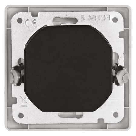 Gniazdo elektryczne z uziemieniem + 2 porty USB 2.1A, montaż podtynkowy, kolor biały, EMOS A6000.0