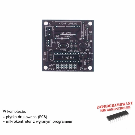 Pomocnik lampki nocnej. KIT AVT 2868