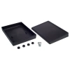 Obudowa uniwersalna Z33A, 140 × 190 × 46 mm, ABS, czarna, z panelami bocznymi, Kradex