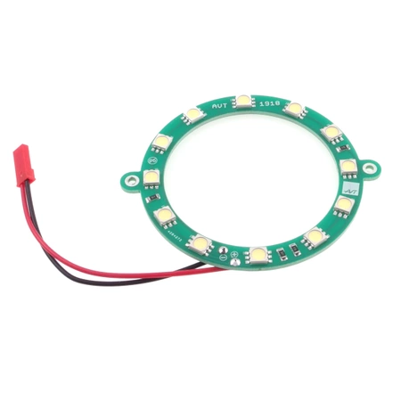 Oświetlacz pierścieniowy LED 12 V 12×5050 - zlutowany KIT AVT 1918