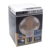 Żarówka LED E27 Filament 3-Dimmable G125 650lm 6W 2700K amber