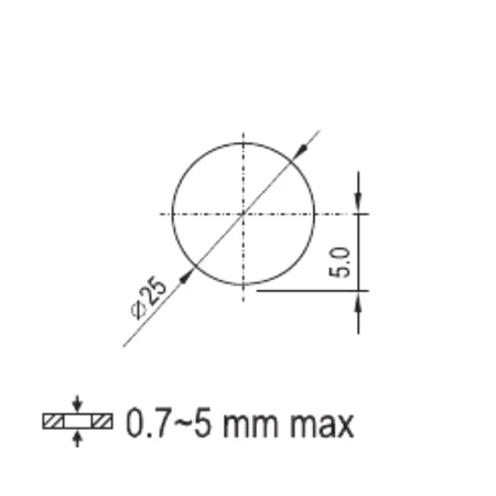 Przełącznik OFF-ON bistabilny, przycisk zielony z podświetlaniem 12V