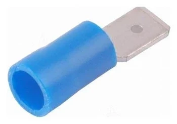 Konektor płaski męski izolowany 4.8mm 0.8mm 1.5-2.5mm² - końcówka kablowa SGE