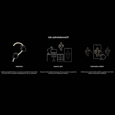 Twinkly Flex 288 LED RGB Starter Kit 3m. Elastyczna taśma LED sterowana aplikacją