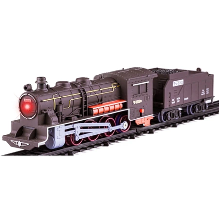 Zestaw Realistyczna Kolejka Parowóz Wagony Zajazd Tory