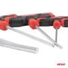 Klucze imbusowe z rękojeścią T 2–10 mm, zestaw 8 szt., stal Cr-V, AMIO-04826
