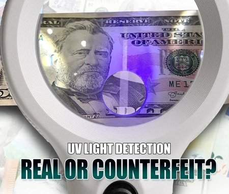 Lupa z podświetlaniem LED+UV 2.5/6x MA-029 Proskit