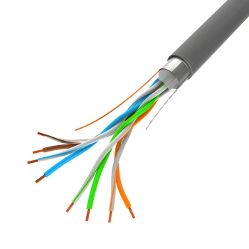 Przewód LAN FTP kat. 5e, drut miedziany AWG 24, klasa Eca, Fluke Passed, na metry, Lanberg