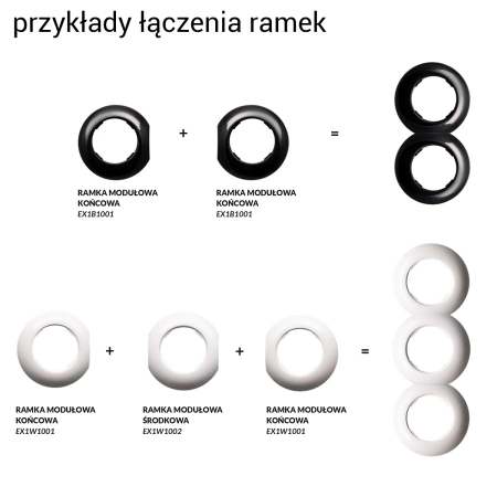 Gniazdo antenowe TV, okrągłe, białe, podtynkowe, Vintage Loft