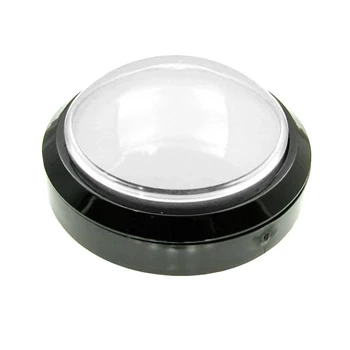 Przycisk arcade BIG Push monostabilny biały, LED 12 V, 3 A / 250 V, PRZEL606