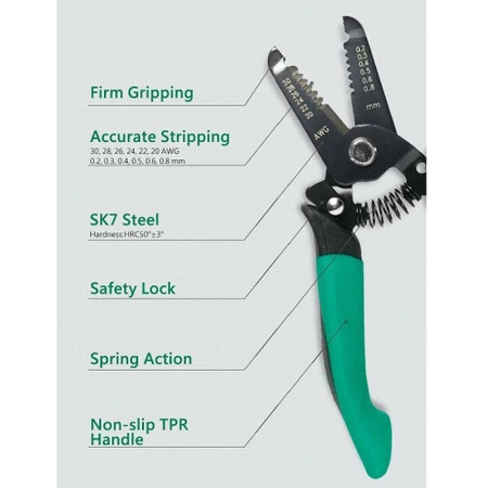 Ściągacz izolacji 0.2-0.8mm CP-3001D Proskit