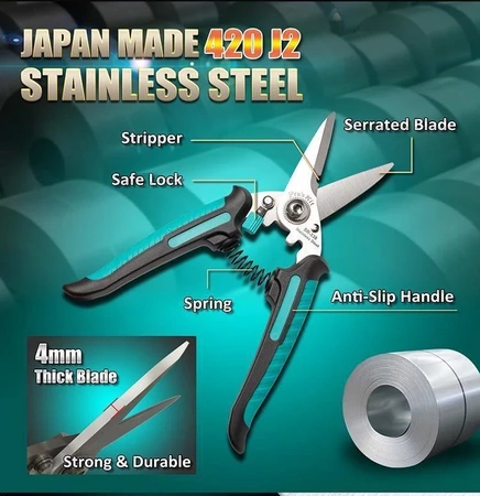 Nożyce uniwersalne proste 185mm SR-338 Proskit