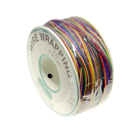 Przewód typu Kynar f0.24mm, 8 kolorów x 13m