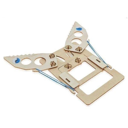 Mechaniczne ramię szczypce - DIY - drewniana zabawka edukacyjna