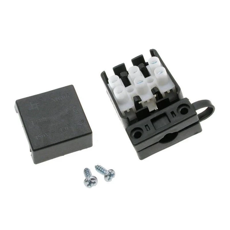 Kostka elektryczna 3 pin, raster 10mm, 250V/10A w obudowie