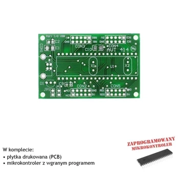 Uniwersalna karta portów na USB - PCB i mikroprocesor do projektu AVT 414