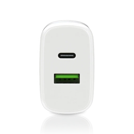 Ładowarka USB, ładowarka sieciowa, szybkie ładowanie QC3.0 + USB-C PD PPS 25W, everActive SC-370Q